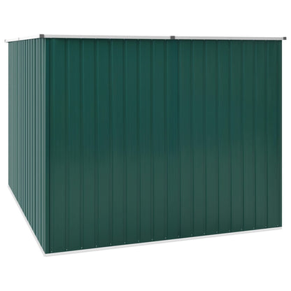 Garden Shed Green 195x198x159 cm Galvanised Steel