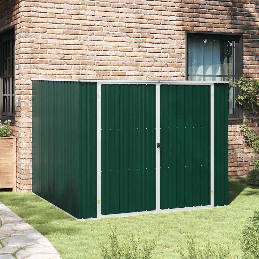 Garden Shed | Green | Galvanised Steel | Medium | Garden Shed