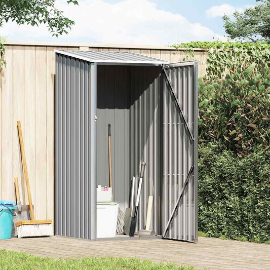 Garden Shed Grey 87x98x159 cm Galvanised Steel