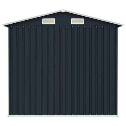 Garden Shed Anthracite 205x129x183 cm Galvanised Steel