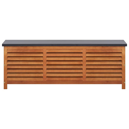 Garden Storage Box 150x50x55 cm Solid Eucalyptus Wood