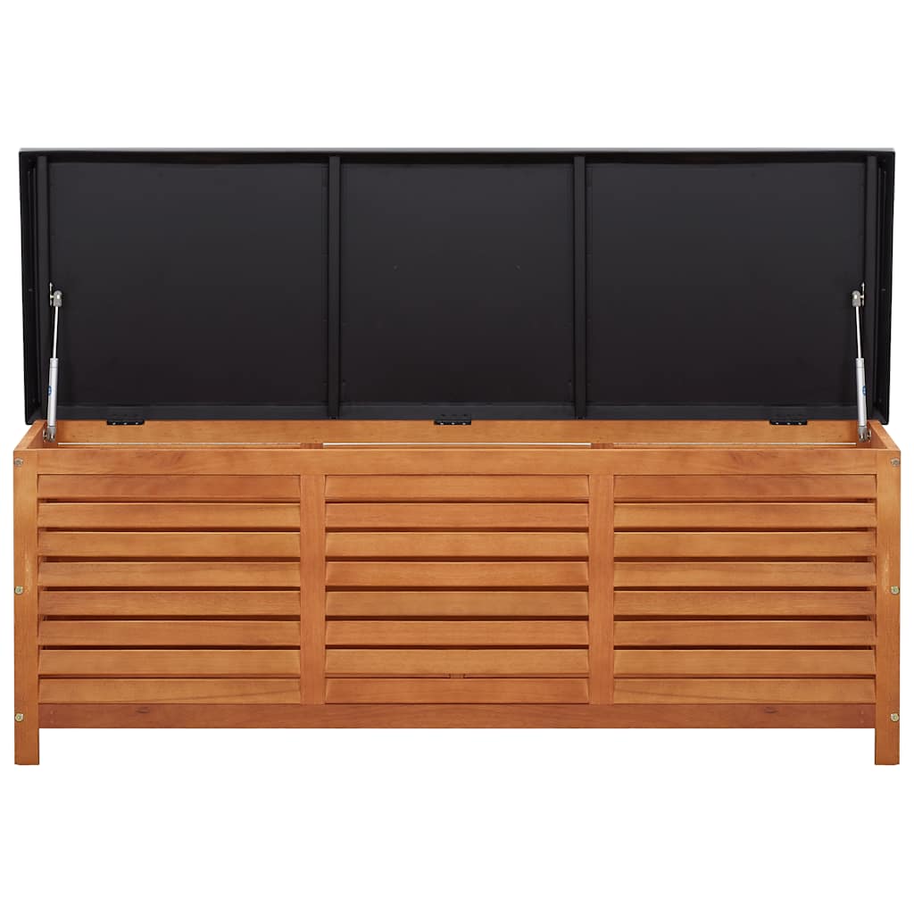 Garden Storage Box 150x50x55 cm Solid Eucalyptus Wood