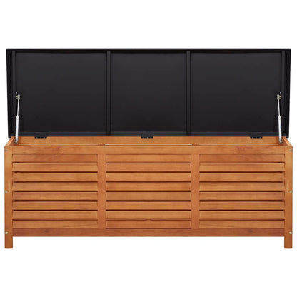 Garden Storage Box 150x50x55 cm Solid Eucalyptus Wood
