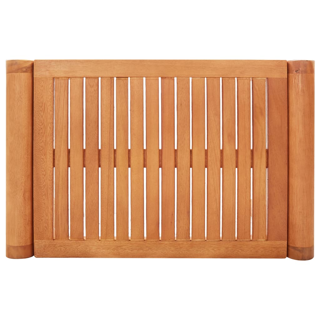 Bench | Natural Wood | Solid eucalyptus wood | 64 cm | Durable | Bench