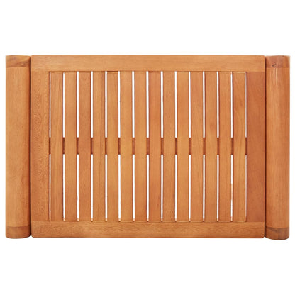 Bench | Natural Wood | Solid eucalyptus wood | 64 cm | Durable | Bench