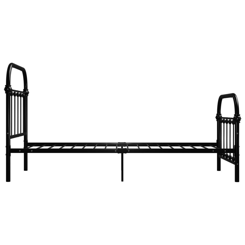 Bed Frame | Black | Metal | 100 cm x 200 cm | Tough | Bed Frame