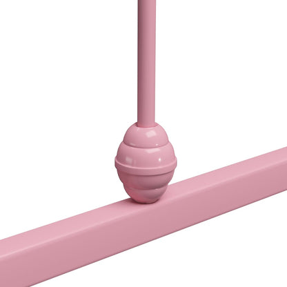 Bed Frame | Pink | Metal | 90x200 cm | Durable | Bed Frame | Rectangular