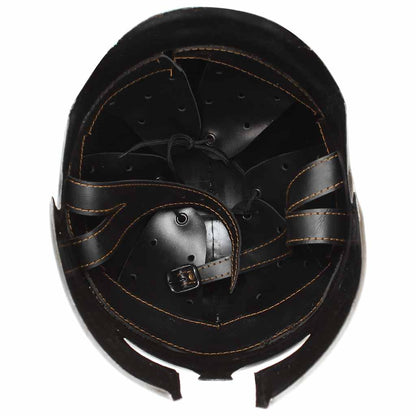 286120 vidaXL Greek Warrior Helmet Antique Replica LARP Silver Steel