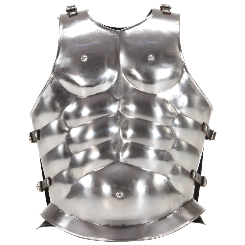 Roman Soldier Body Armour Cuirass Replica LARP Silver Steel