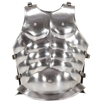 Roman Soldier Body Armour Cuirass Replica LARP Silver Steel