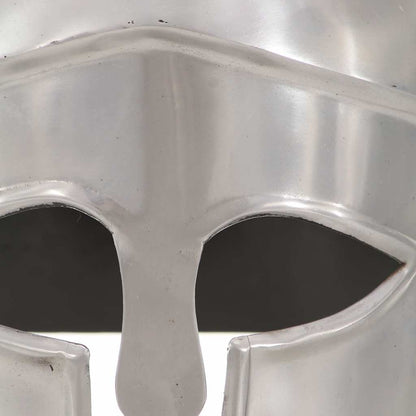 Greek Warrior Helmet Antique Replica LARP Silver Steel