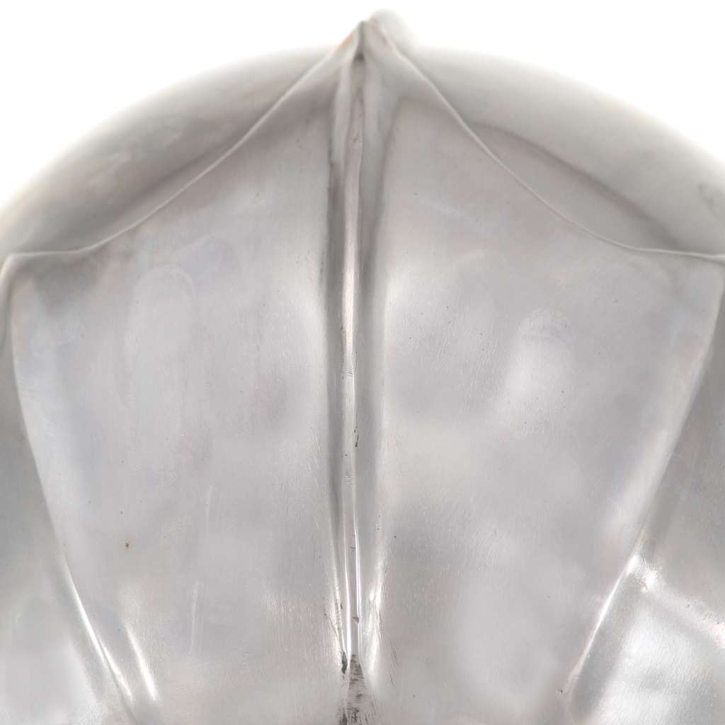 286215 vidaXL Medieval Knight Helmet Antique Replica LARP Silver Steel
