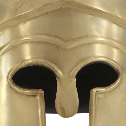 286223 vidaXL Greek Warrior Helmet Antique Replica LARP Brass Steel