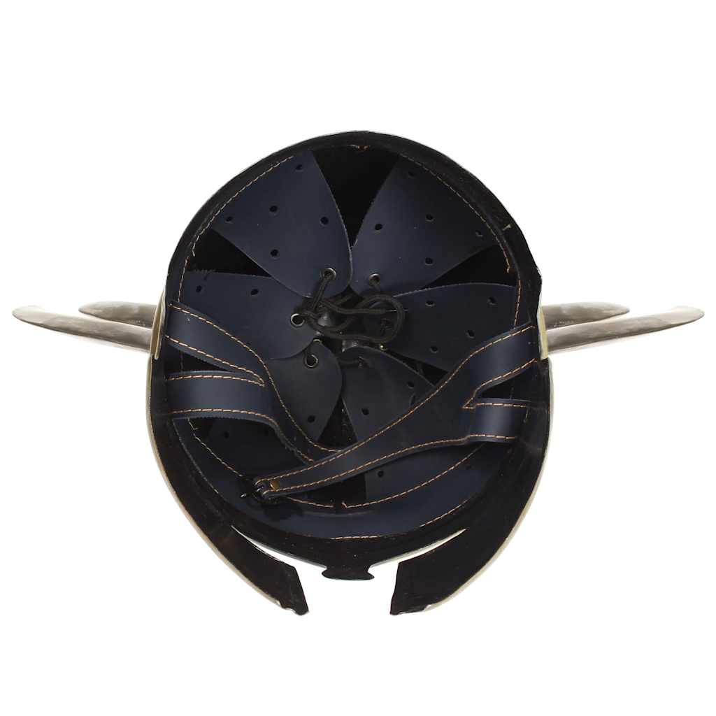 286223 vidaXL Greek Warrior Helmet Antique Replica LARP Brass Steel