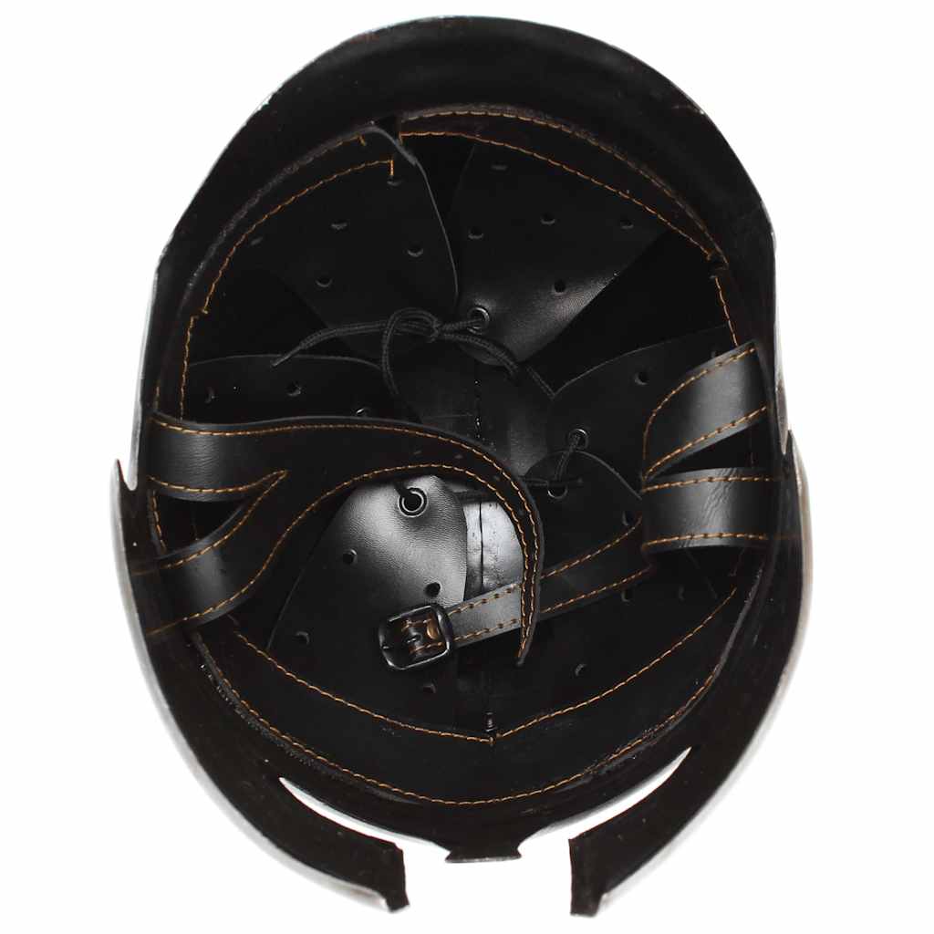 286229 vidaXL Greek Warrior Helmet Antique Replica LARP Silver Steel