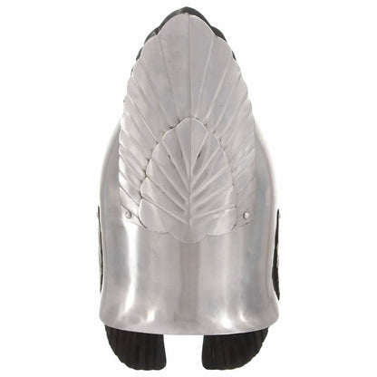Fantasy Medieval Knight Helmet Replica LARP Silver Steel