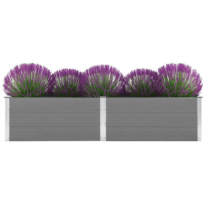 Garden Raised Bed 250x50x54 cm WPC Grey
