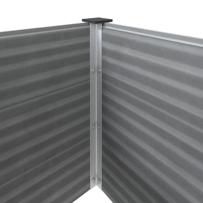 Garden Raised Bed 250x50x54 cm WPC Grey