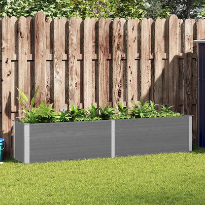 Garden Raised Bed 250x50x54 cm WPC Grey