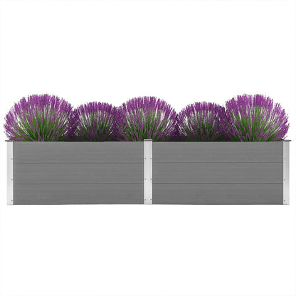 Garden Raised Bed 250x100x54 cm WPC Grey