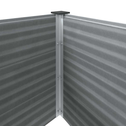 Garden Raised Bed 250x100x54 cm WPC Grey
