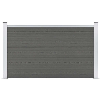 Garden Fence WPC 180x105 cm Grey