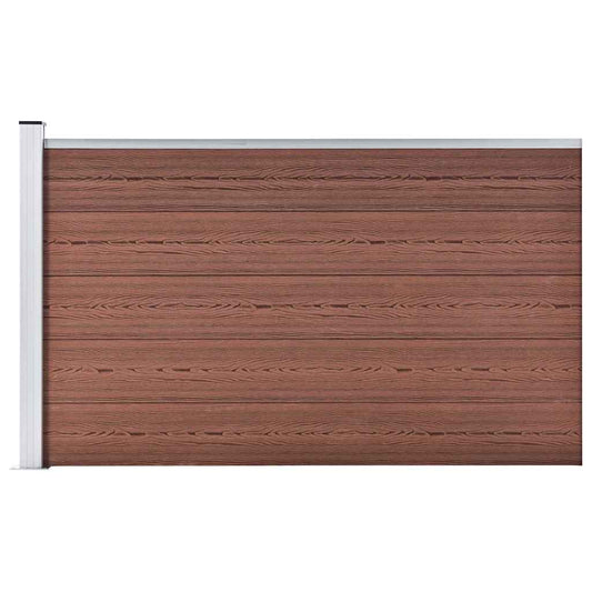 Garden Fence WPC 175x105 cm Brown