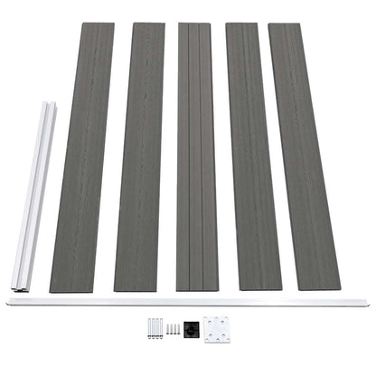 Garden Fence WPC 175x105 cm Grey