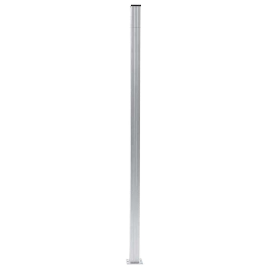 Fence Posts 3 pcs Aluminium 185 cm