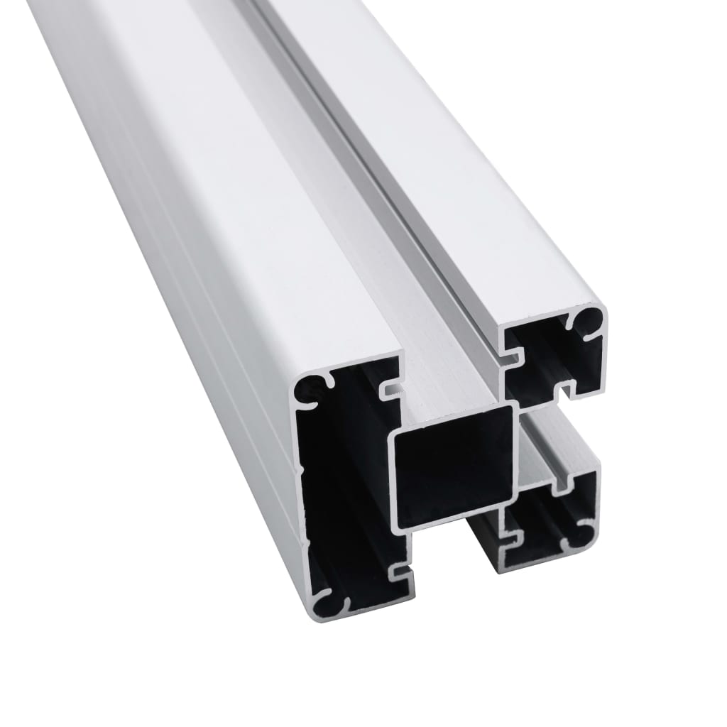 Fence Posts 3 pcs Aluminium 185 cm