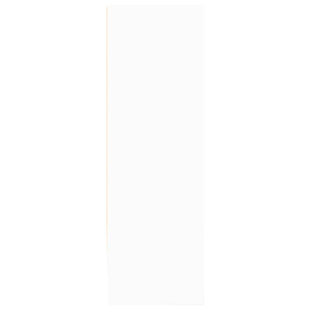 Bookcase White 80x24x75 cm Engineered Wood