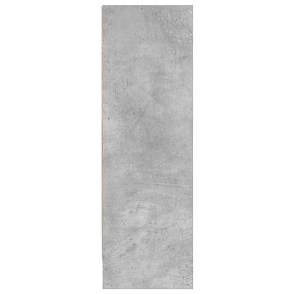 Bookcase Concrete Grey 80x24x75 cm Engineered Wood