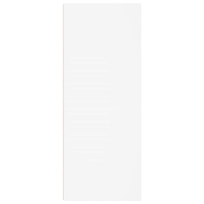 2-Tier Book Cabinet White 40x30x76.5 cm Engineered Wood