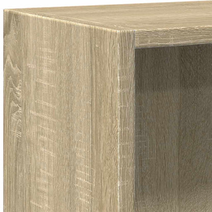 Bookcase Sonoma Oak 60x30x76,5 cm Engineered Wood