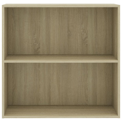 Bookcase Sonoma Oak 80x30x76,5 cm Engineered Wood