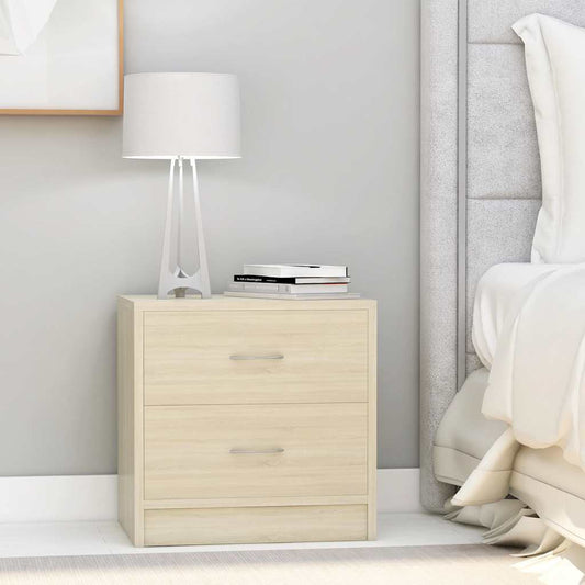 Bedside Cabinet | Sonoma Oak | Engineered Wood | Bedside Cabinet