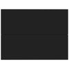 Bedside Cabinet Black 40x30x30 cm Engineered Wood