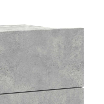 Bedside Cabinets 2 pcs Concrete Grey 40x30x30 cm Engineered Wood