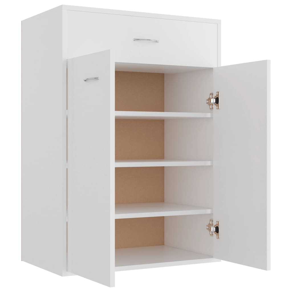 Shoe Rack | White | Engineered wood | Medium | Storage | Shoe Rack