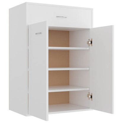 Shoe Rack | White | Engineered wood | Medium | Storage | Shoe Rack