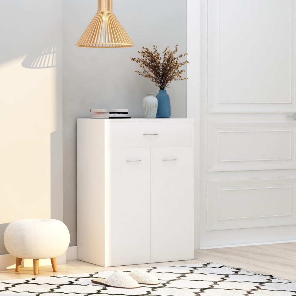 Shoe Rack | White | Engineered wood | Medium | Storage | Shoe Rack