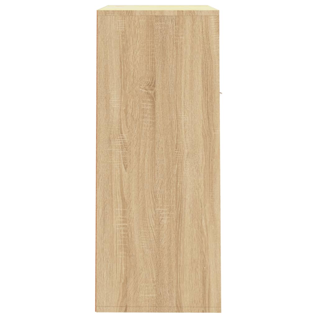 Shoe Cabinet Sonoma Oak 60x35x84 cm Engineered Wood