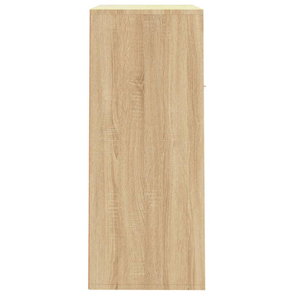 Shoe Cabinet Sonoma Oak 60x35x84 cm Engineered Wood