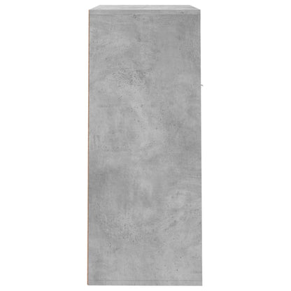 Shoe Rack | Concrete grey | Engineered wood | Compact | Shoe Cabinet