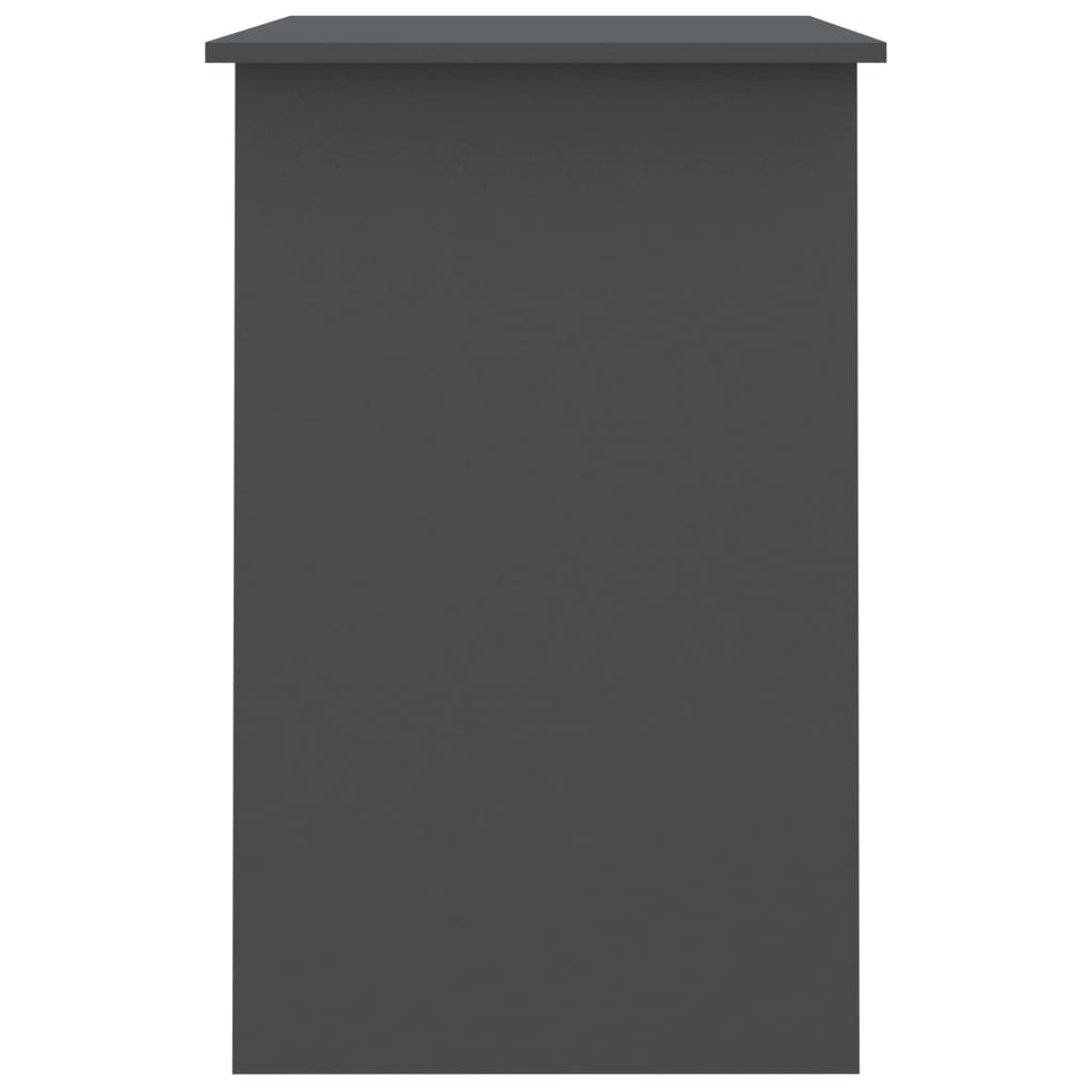 Desk Gray 39.4"x19.7"x29.9" Engineered Wood