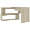 Corner Desk Sonoma Oak 200x50x76 cm Engineered Wood