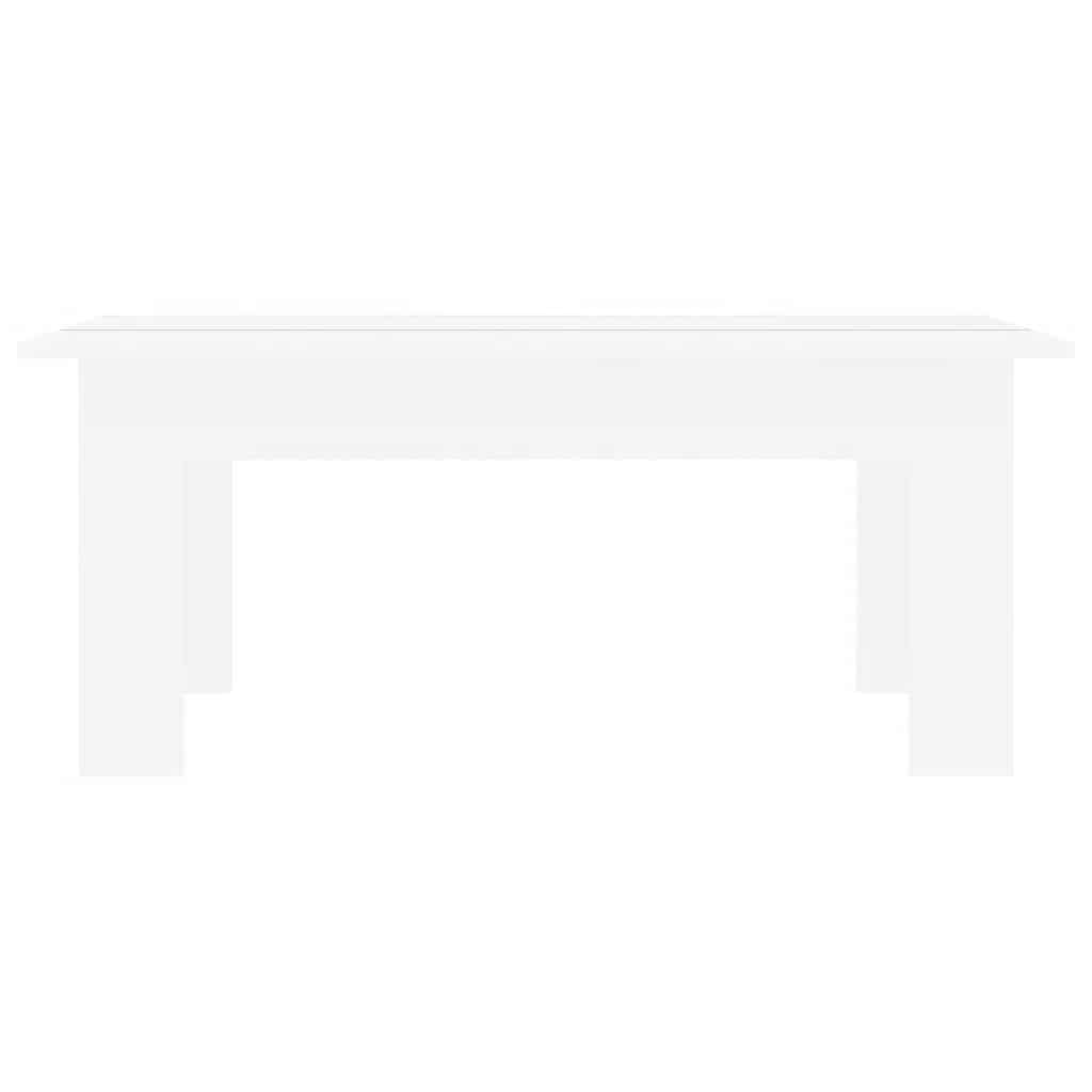 Coffee Table White 100x60x42 cm Engineered Wood