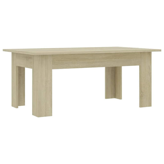 Coffee Table | Sonoma Oak | Engineered wood | 100x60x42 cm | Durable