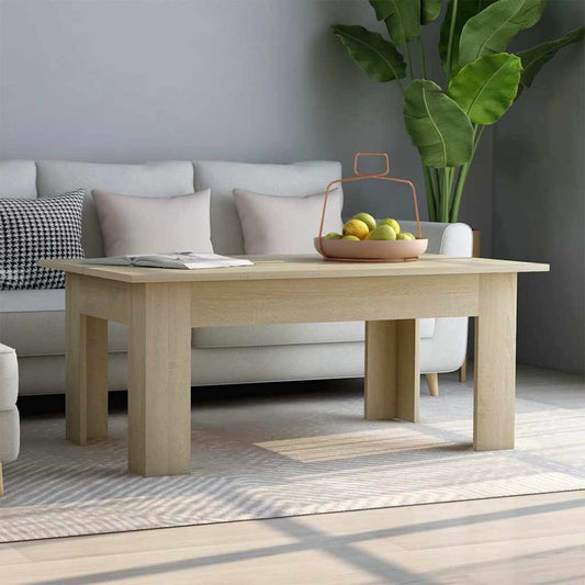 Coffee Table | Sonoma Oak | Engineered wood | 100x60x42 cm | Durable