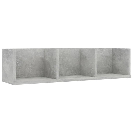 Wall Shelf | Concrete grey | Engineered wood | Medium | Wall mounting